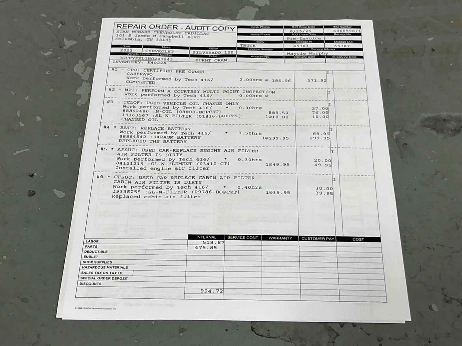 Used 2022 All normally body colored non-sheet metal parts will be black including front fender extensions, cab spoiler on Double & Crew cabs and LT trim door handles. May require extended lead time. Chevrolet LT Trail Boss image 33