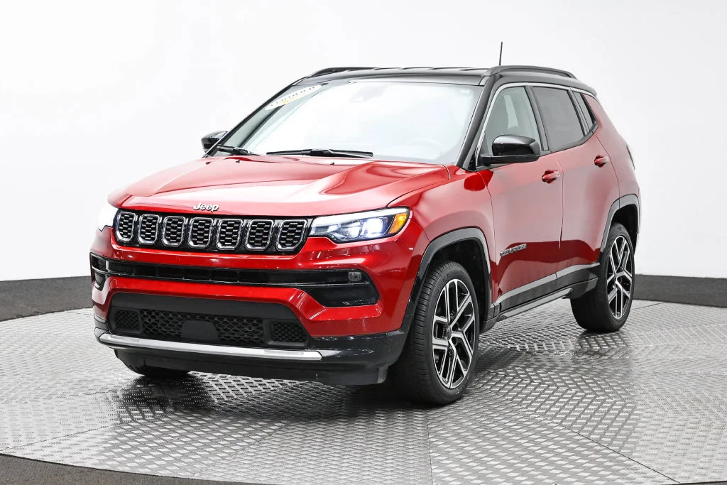 Certified Used 2025 Red Jeep Limited image 1