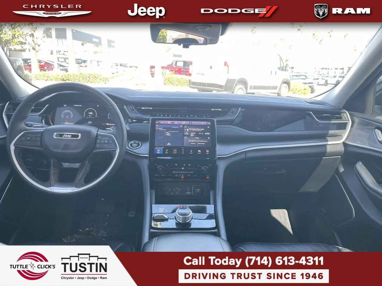 Used 2023 Bright White Clearcoat Jeep Limited image 2