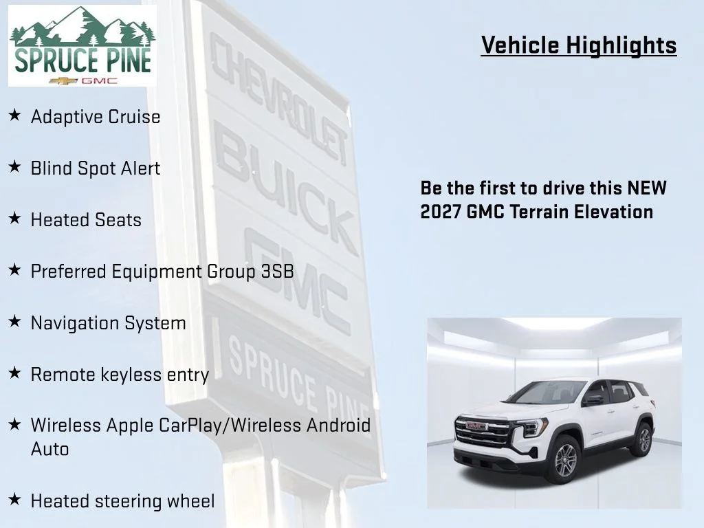 New 2027 White GMC Elevation image 5