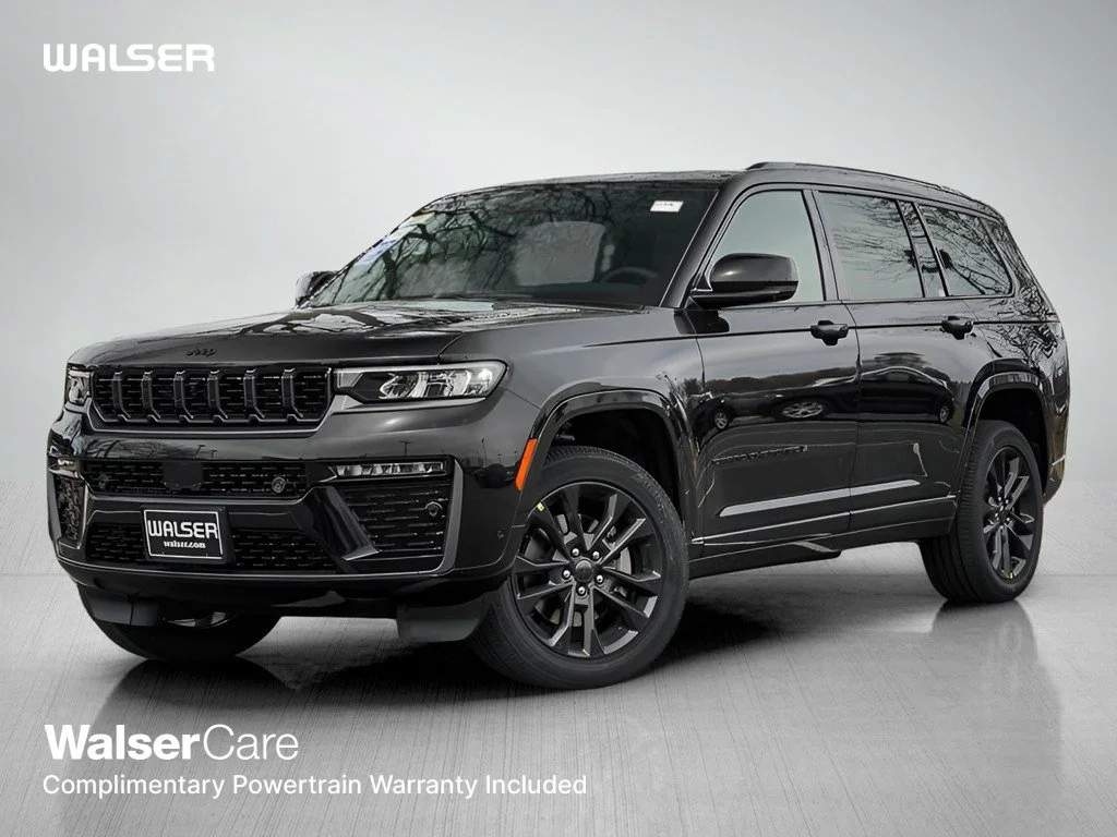 New 2026 Diamond Black Crystal Pearlcoat Jeep Limited Reserve image 1