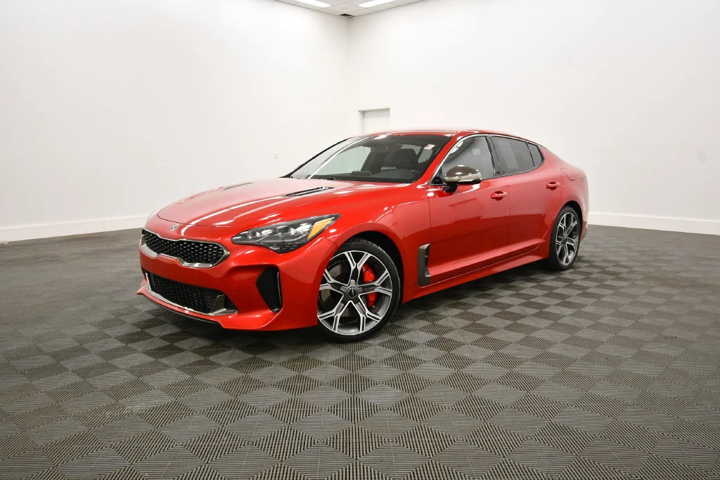 Certified 2021 Kia Stinger GT with VIN KNAE35LC1M6089366 for sale in Rochester, Minnesota