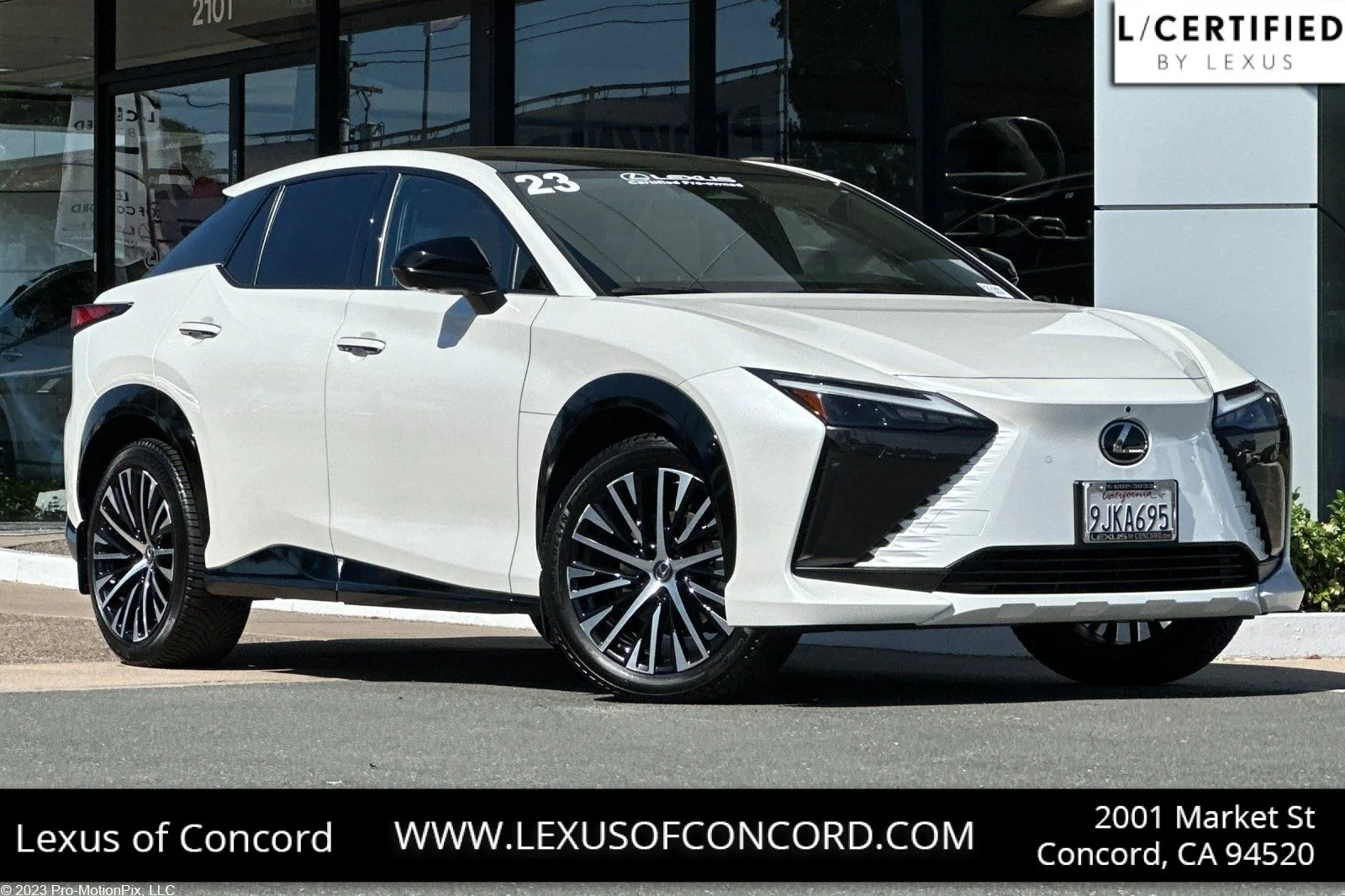 Certified Used 2023 EMINENT WHITE PEARL Lexus 450e Luxury image 1
