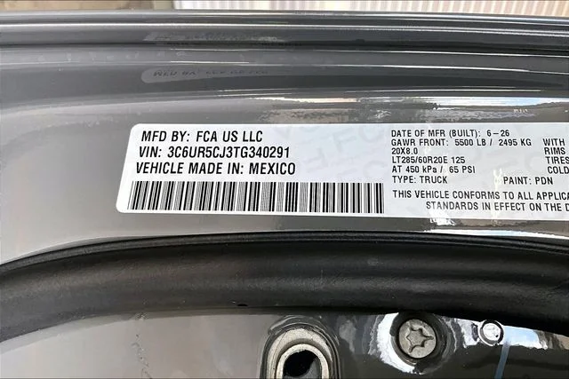 New 2026 Ceramic Gray Clear-Coat Exterior Paint RAM  image 13