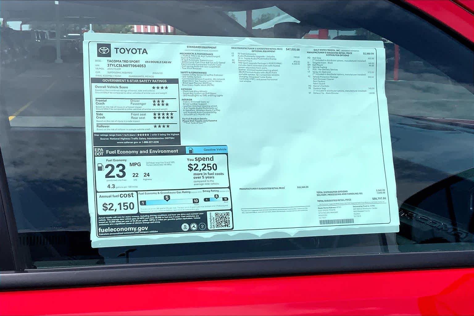 New 2026 Supersonic Red Toyota TRD Sport i-FORCE MAX image 22