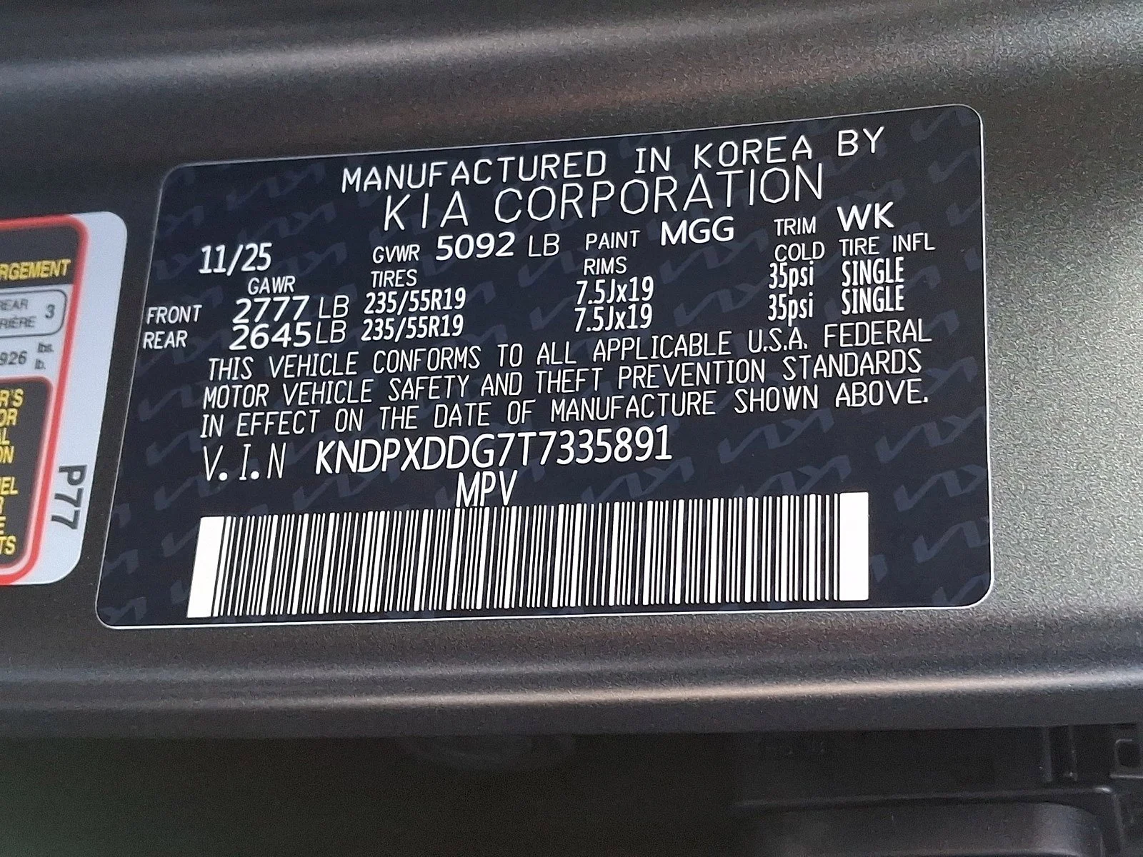 New 2026 Shadow Matte Gray Kia SX Prestige image 13