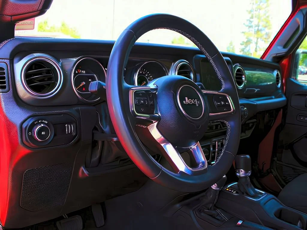 Used 2023 Firecracker Red Jeep Sahara image 14
