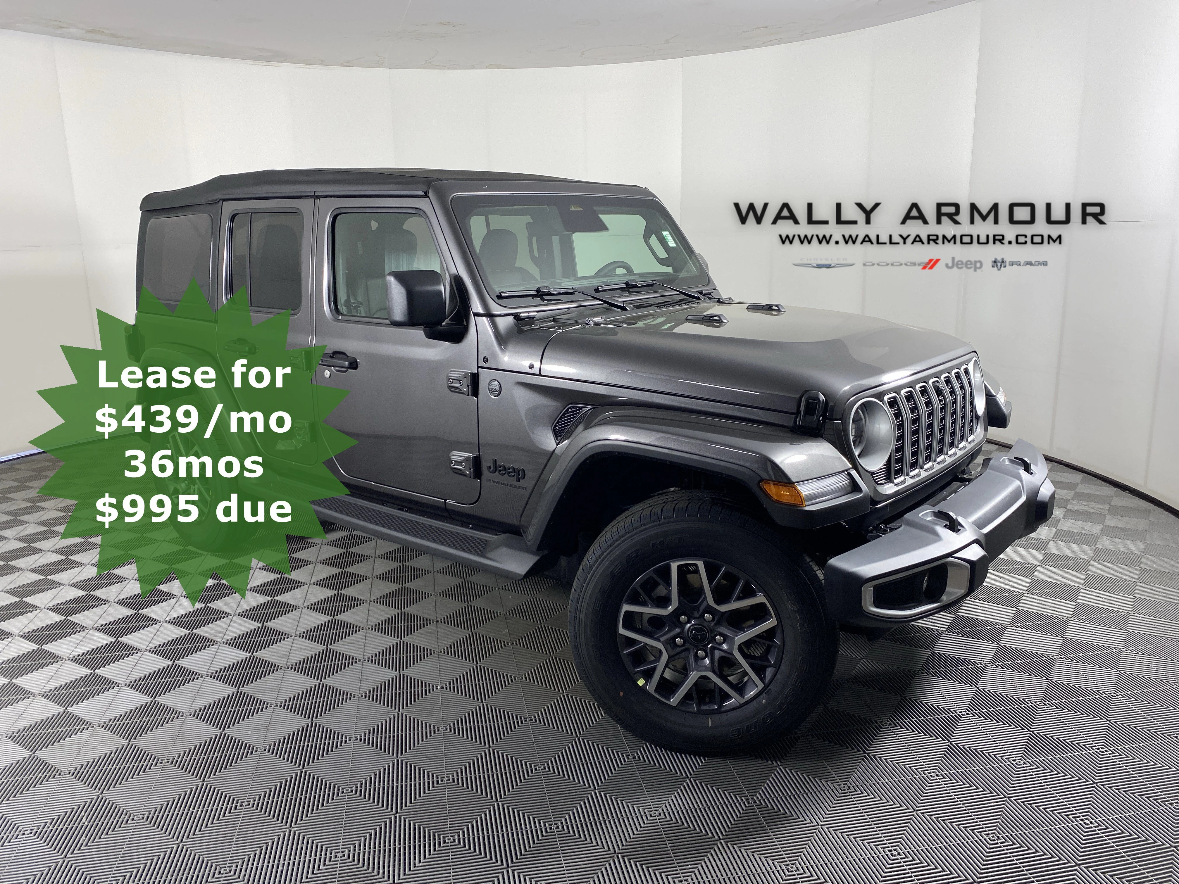 New 2026 Granite Crystal Metallic Clear-Coat Exterior Paint Jeep Sahara image 1