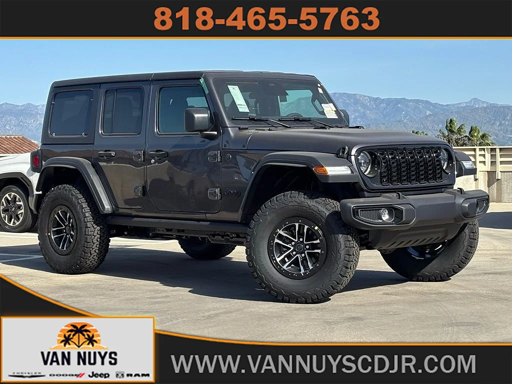 New 2026 Granite Crystal Metallic Clear Coat Jeep 4-Door Willys 4x4 image 1