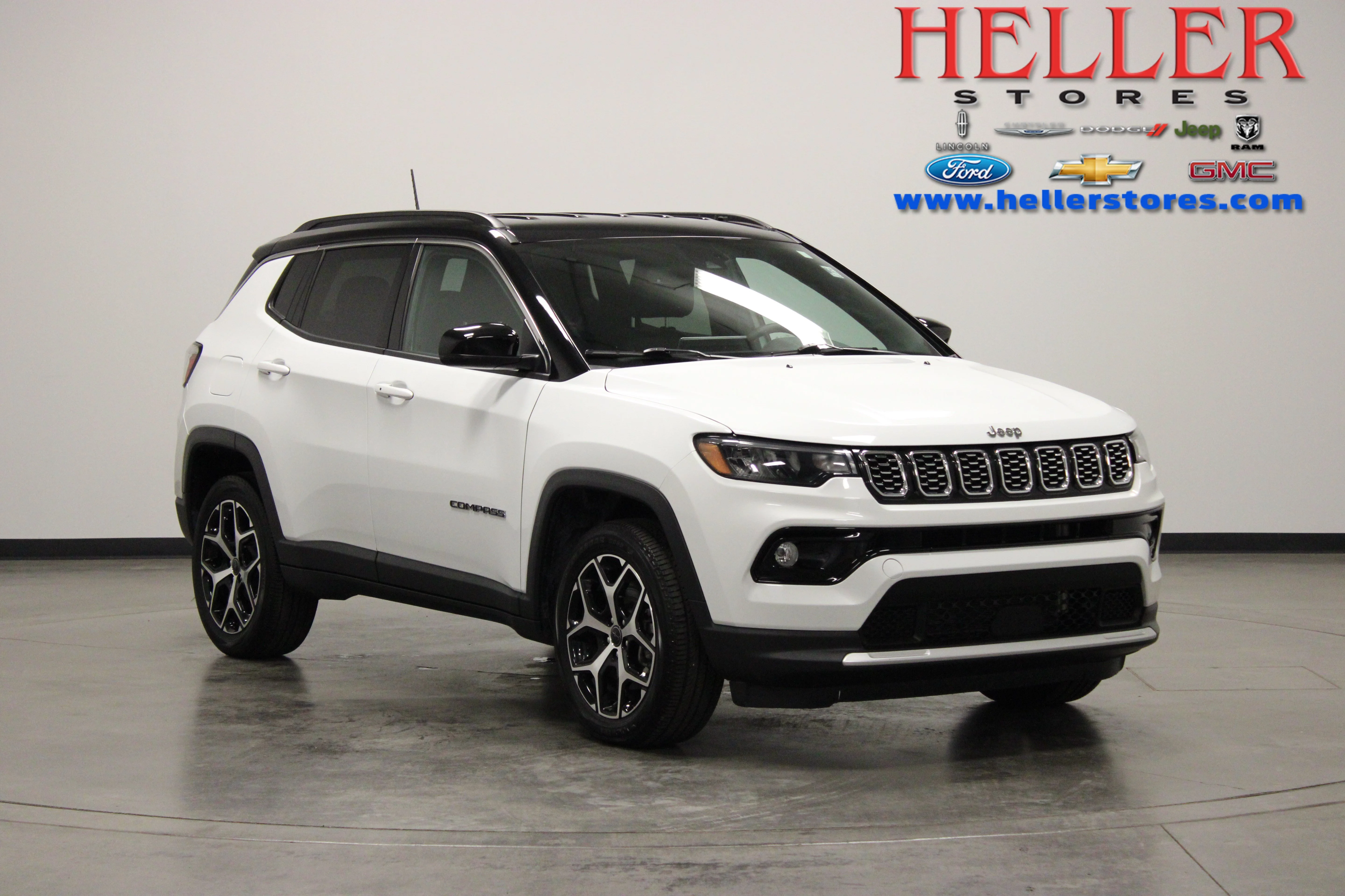 Used 2025 Bright White Clearcoat Jeep Limited image 1