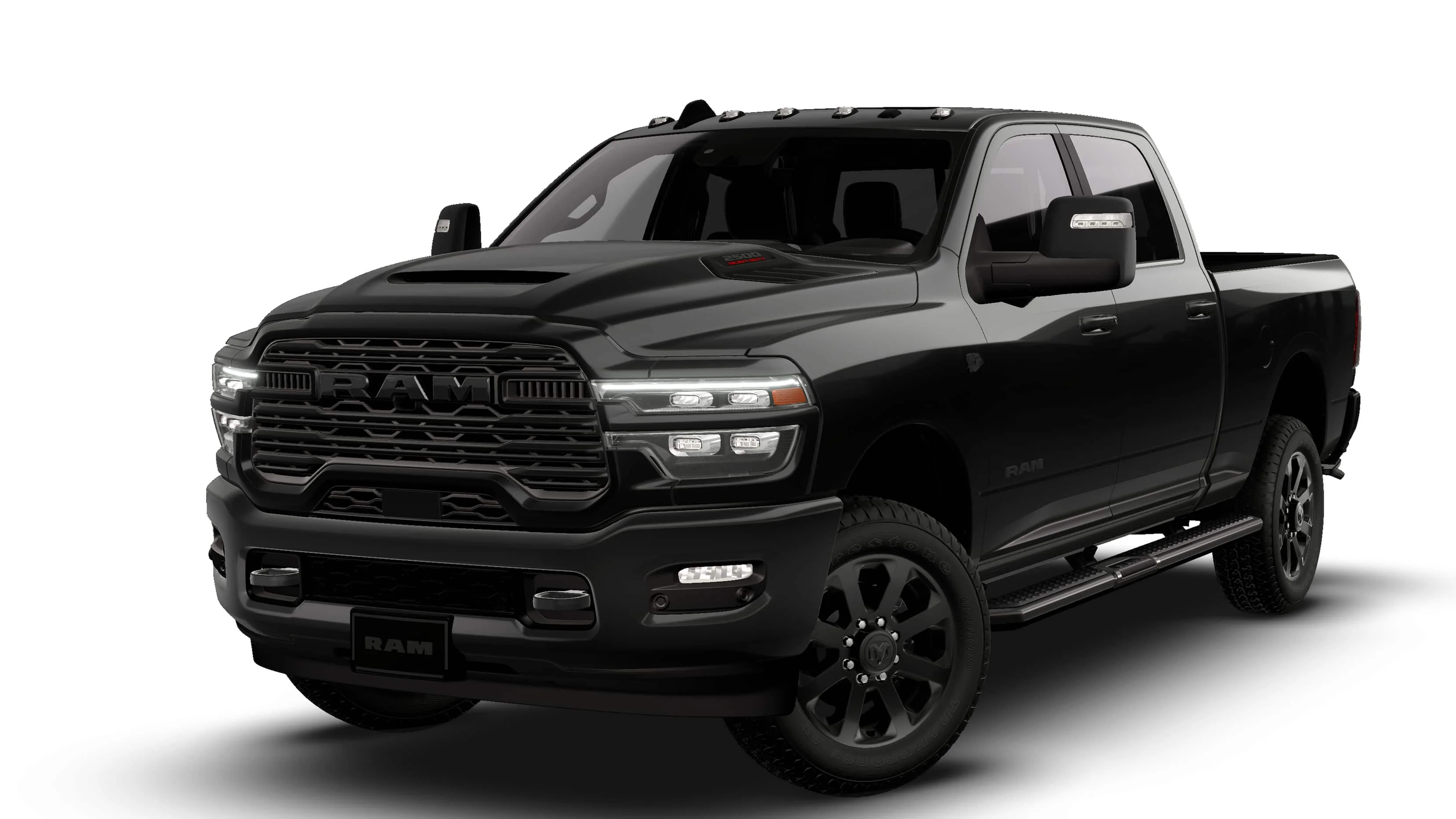 New 2026 Diamond Black Crystal Pearl-Coat Exterior Paint RAM Laramie image 13