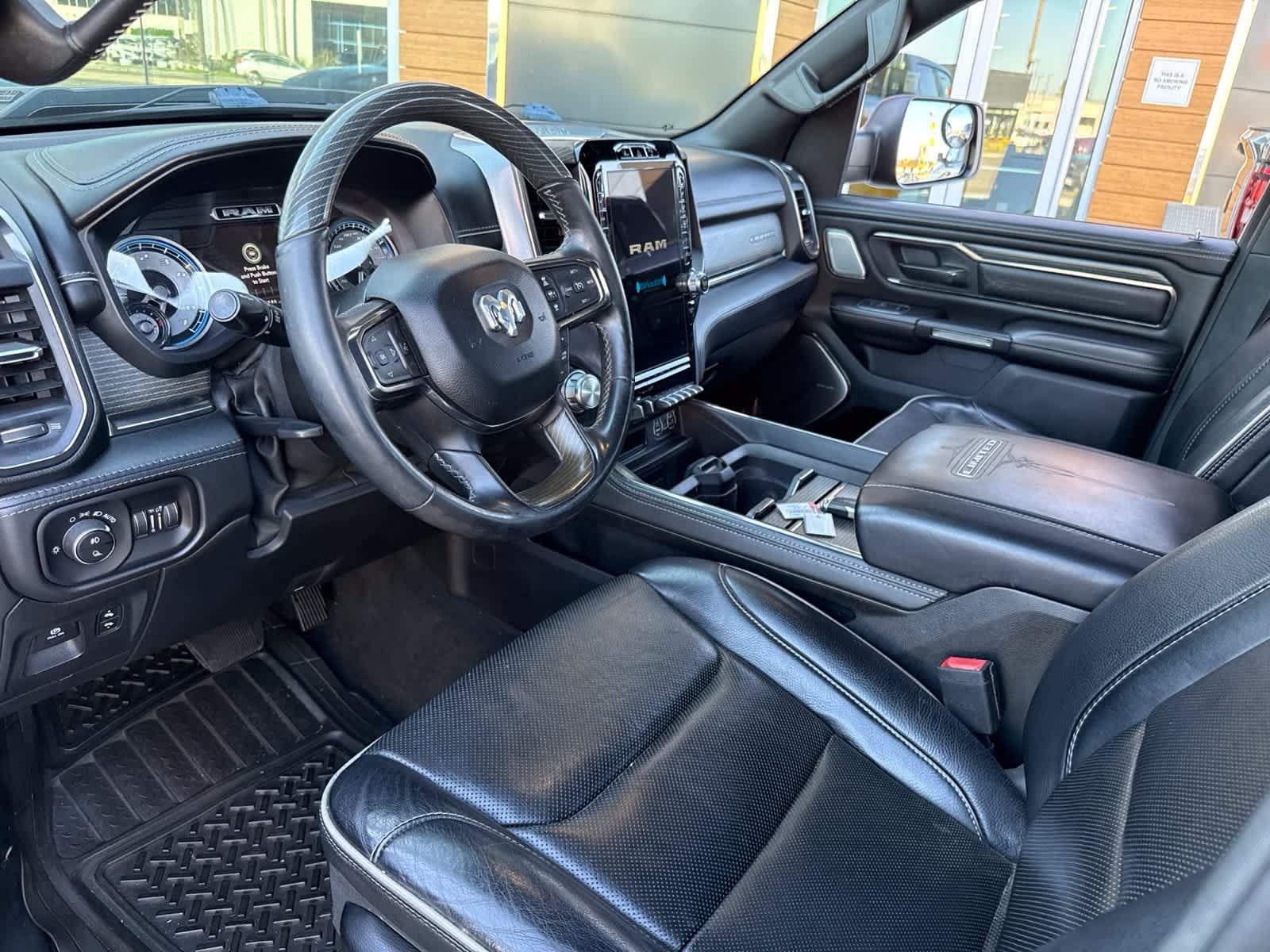 Used 2021 Diamond Black Crystal Pearlcoat Ram Limited image 22