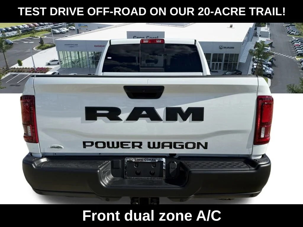 New 2026 Bright White Clear-Coat Exterior Paint RAM Power Wagon image 5
