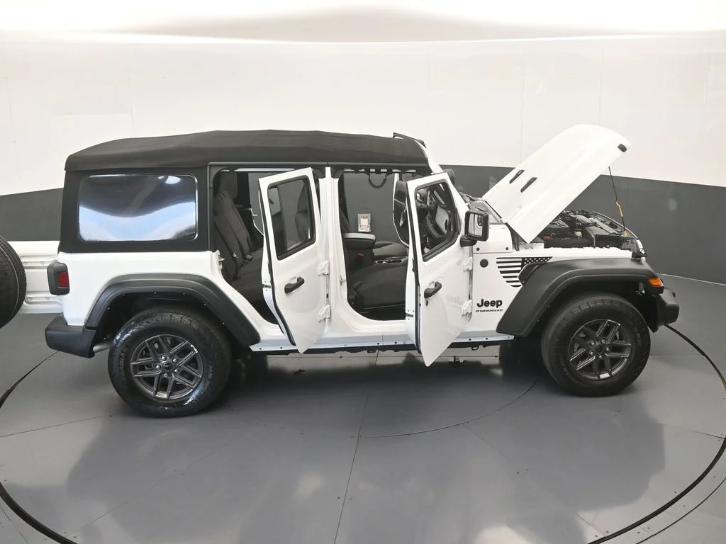 Used 2024 Bright White Clearcoat Jeep Sport S image 64