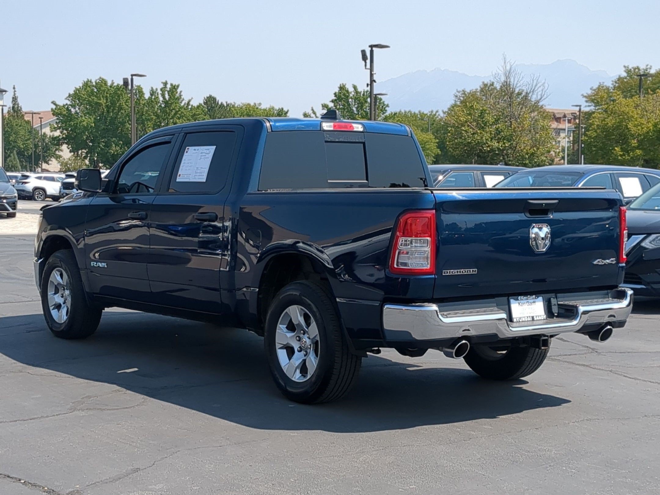 Ken Garff Cert 2024 Patriot Blue Pearlcoat Ram Big Horn image 5