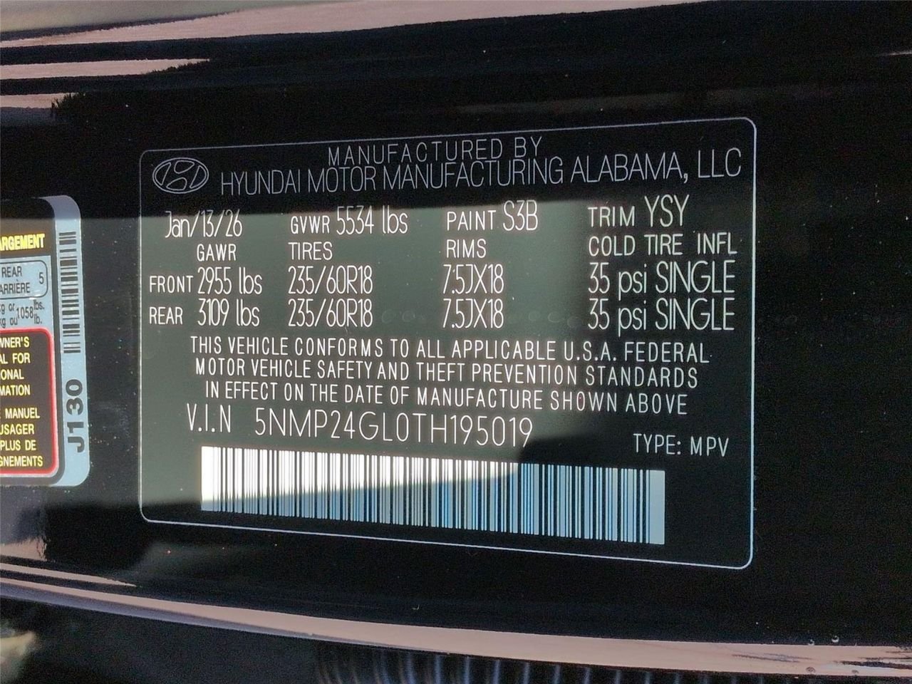 New 2026 Phantom Black Hyundai SEL FWD image 42