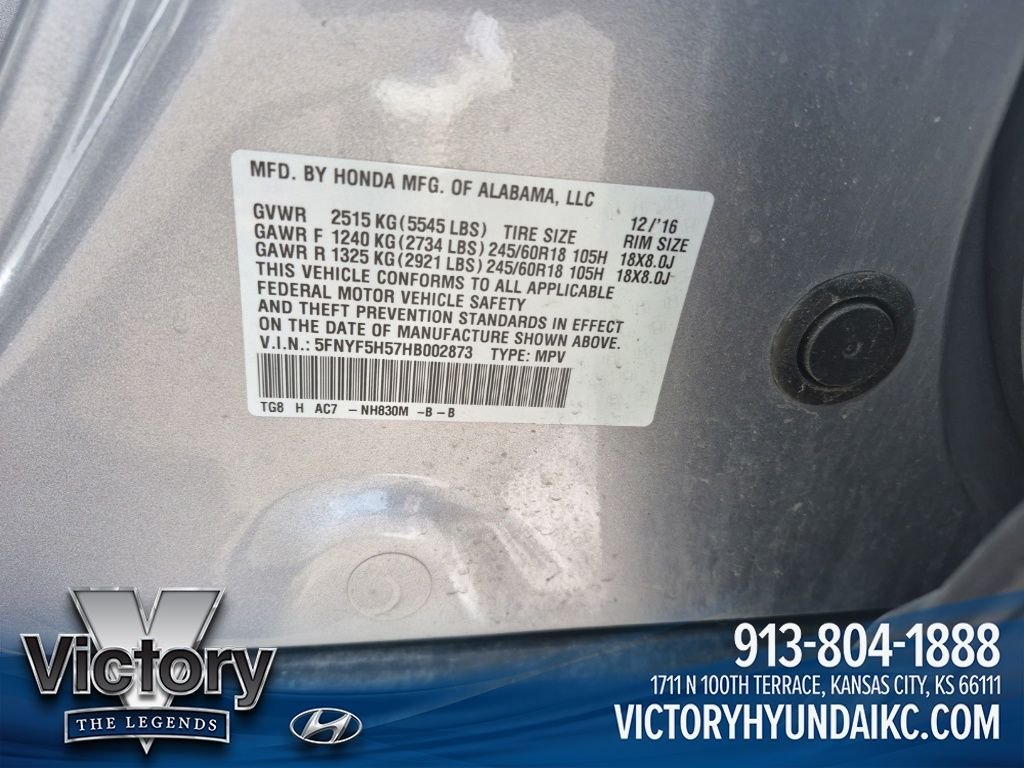 Used 2017  Honda EX-L image 18