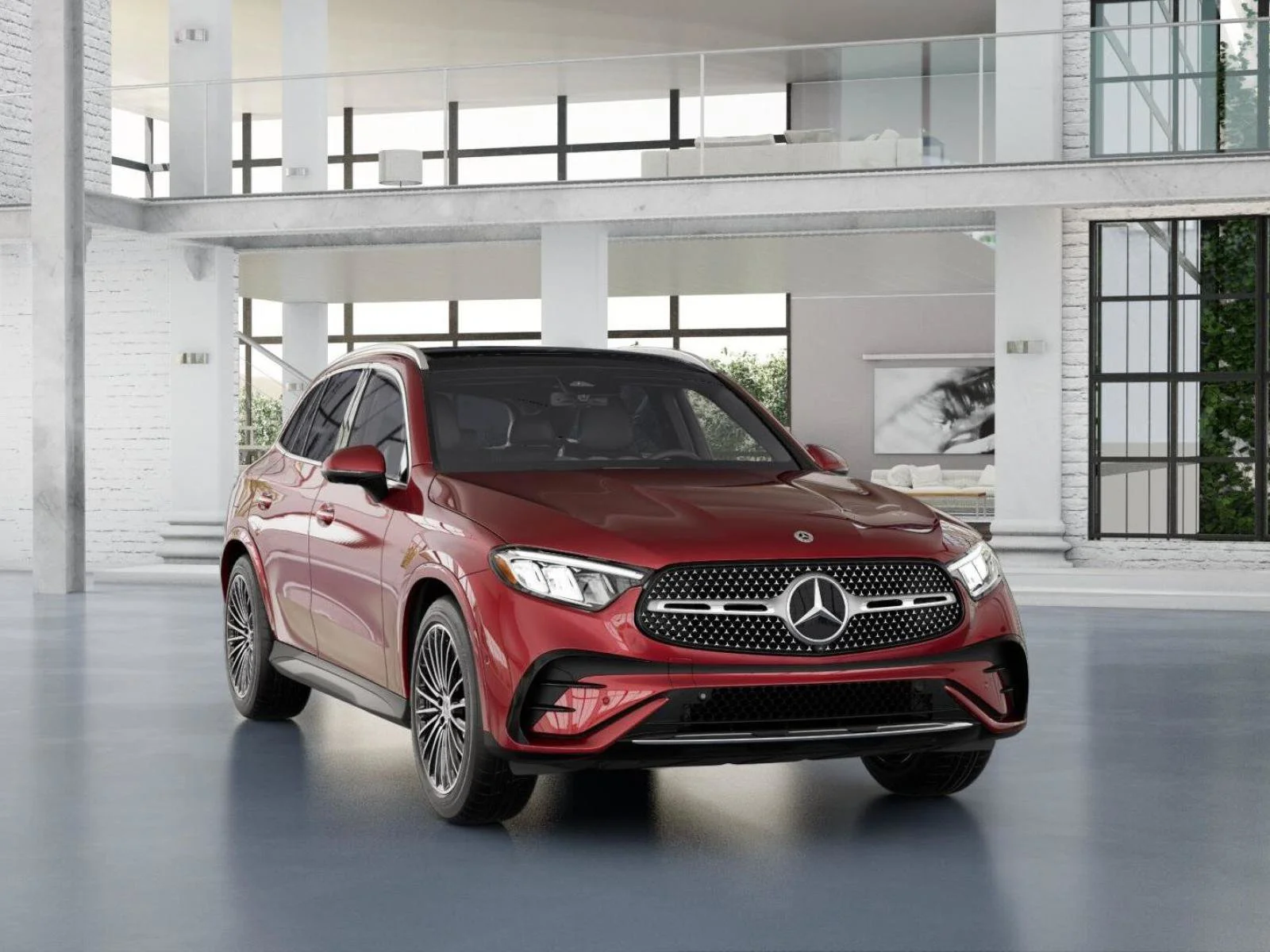 New 2026 MANUFAKTUR Patagonia Red Metallic Mercedes-Benz GLC 300 image 10