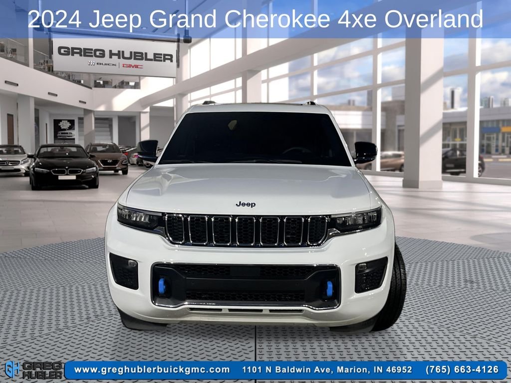 Used 2024 Jeep Grand Cherokee Overland 4xe with VIN 1C4RJYD62RC132934 for sale in Mooresville, IN