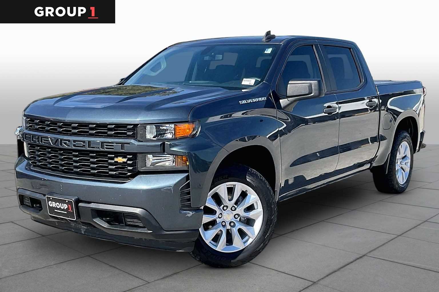 Used 2021 SHADOW GRAY METALLIC Chevrolet Custom image 1