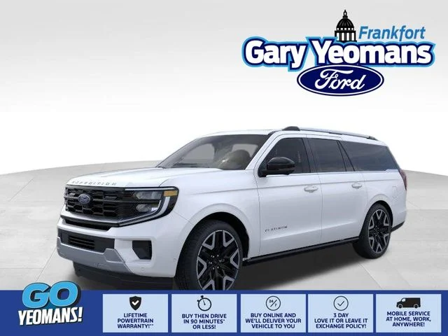 New 2026 Star White Metallic Tri-Coat Ford MAX Platinum® image 1