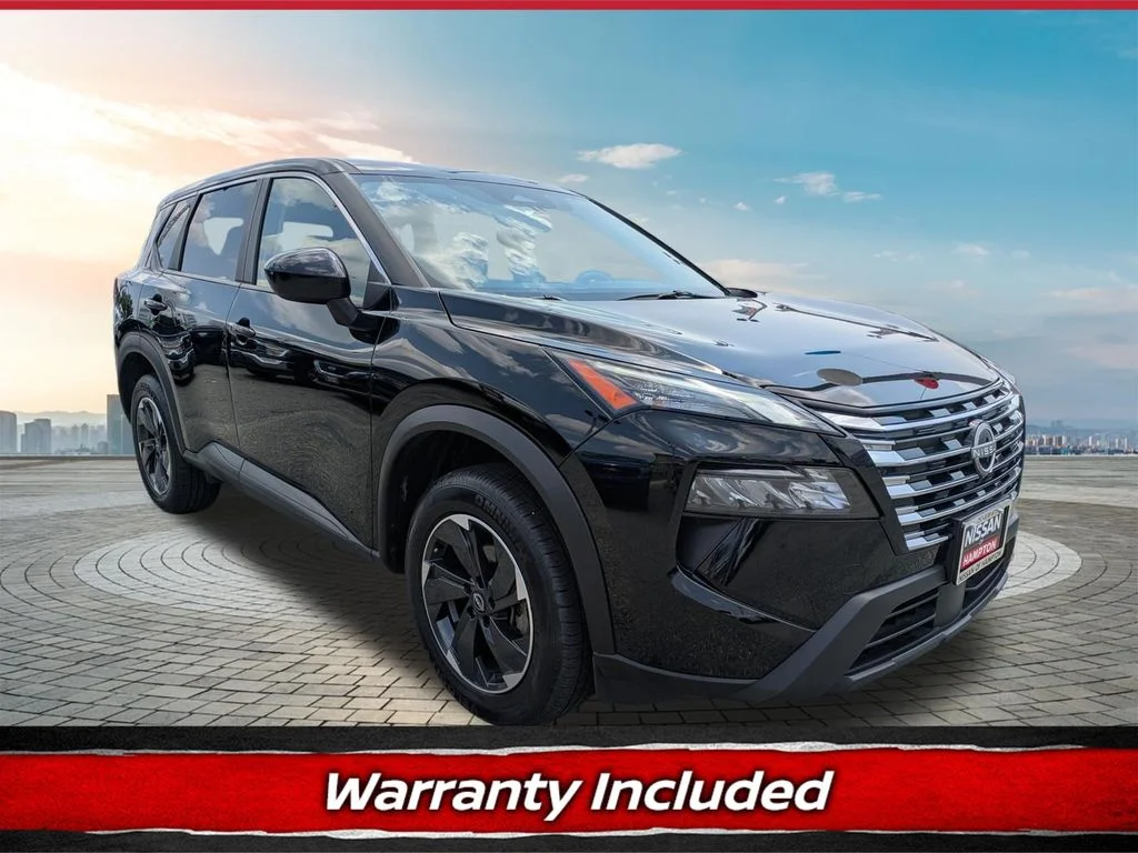 Certified Used 2025 Super Black Nissan SV image 1