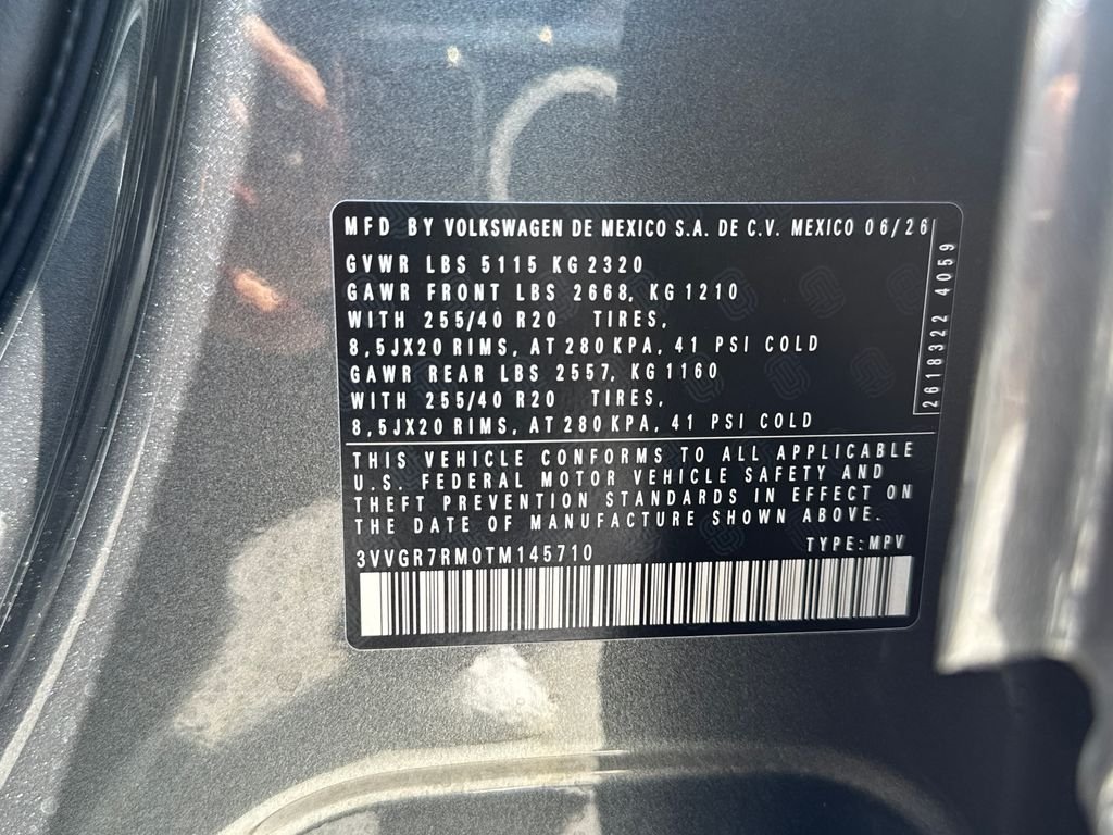 New 2026 Platinum Gray Metallic Volkswagen SE R-Line Black image 24
