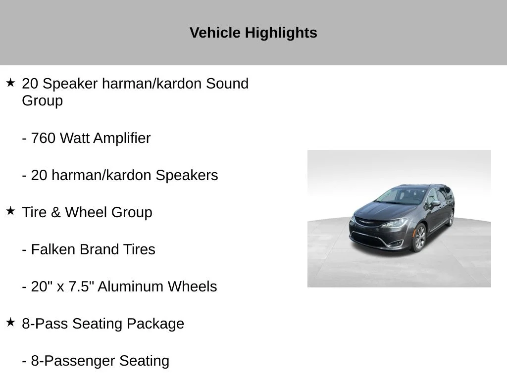 Used 2020 Gray Chrysler Limited image 13