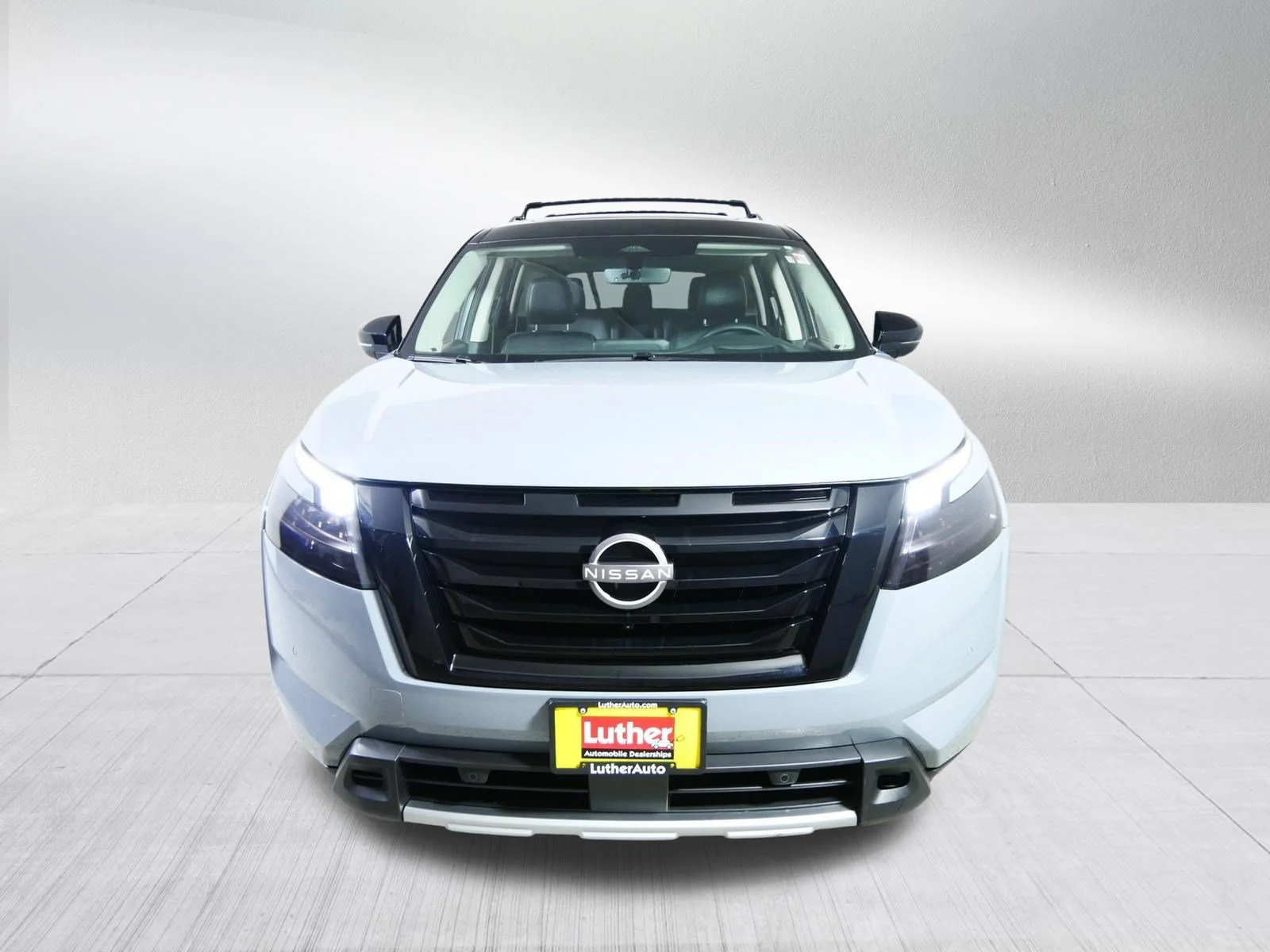 Used 2024 Solid Gray/Super Black Nissan Platinum image 2