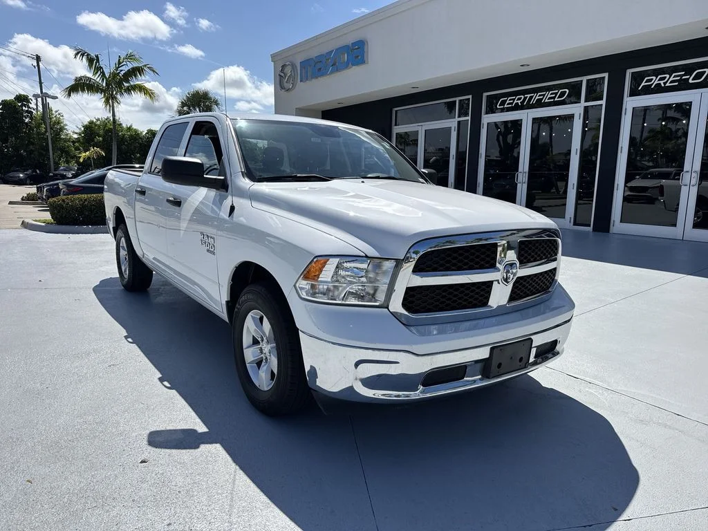 Used 2022 Bright White Clearcoat Ram SLT image 7