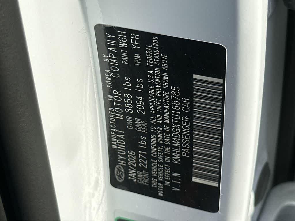 New 2026 Serenity White Hyundai SEL Sport image 29