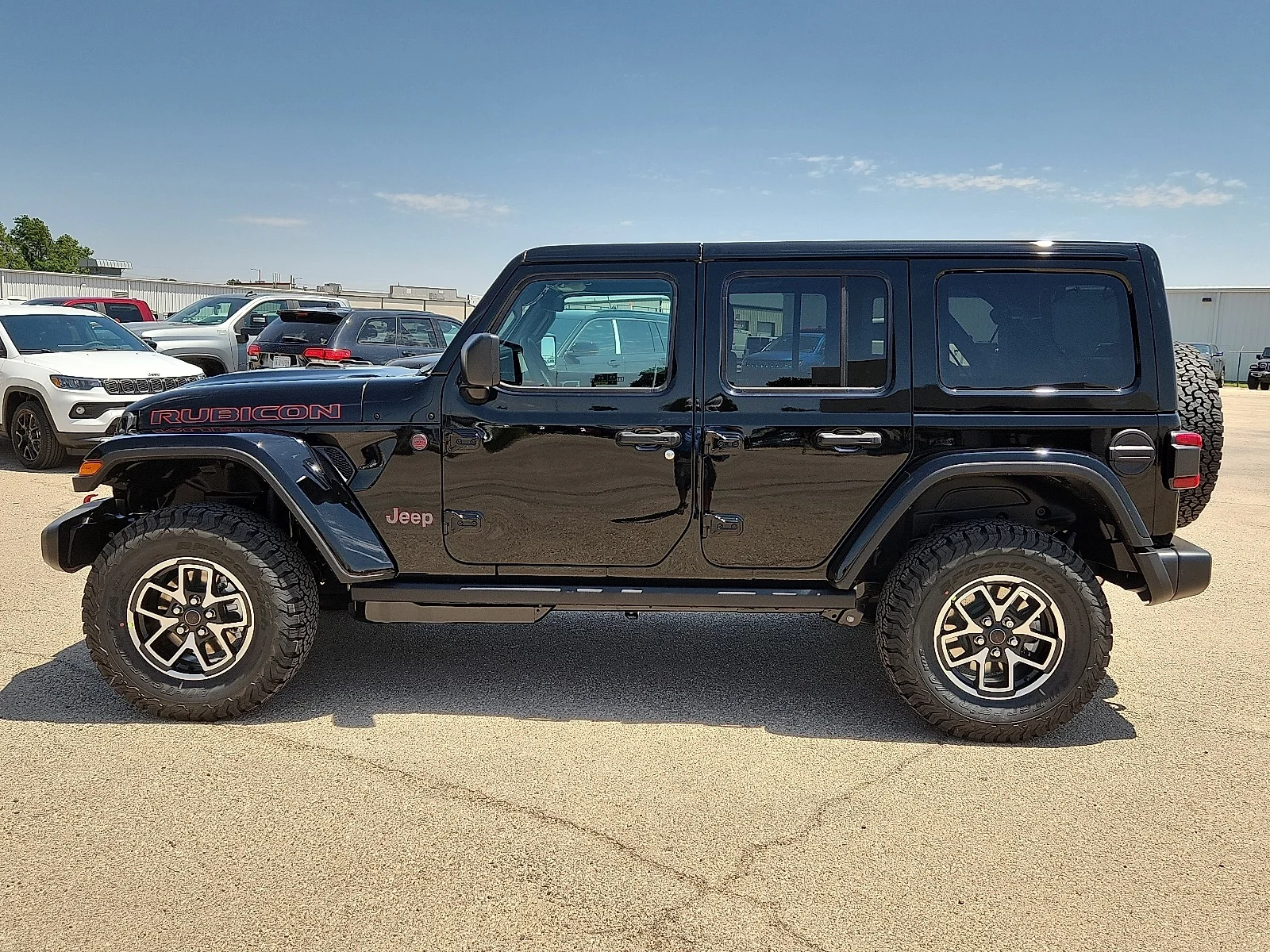 New 2026 Black Clear-Coat  Paint Jeep 4-DOOR RUBICON image 2