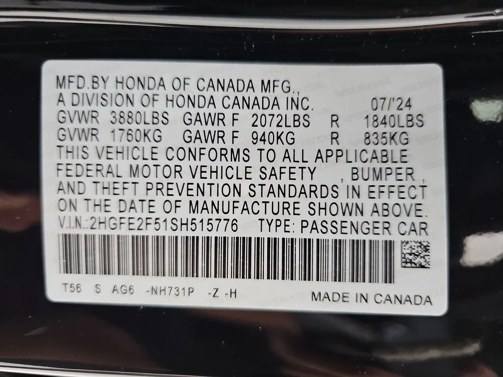 Certified Used 2025 Crystal Black Pearl Honda Sport image 43