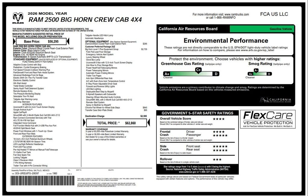 Certified Used 2026 Black Ram Big Horn image 4