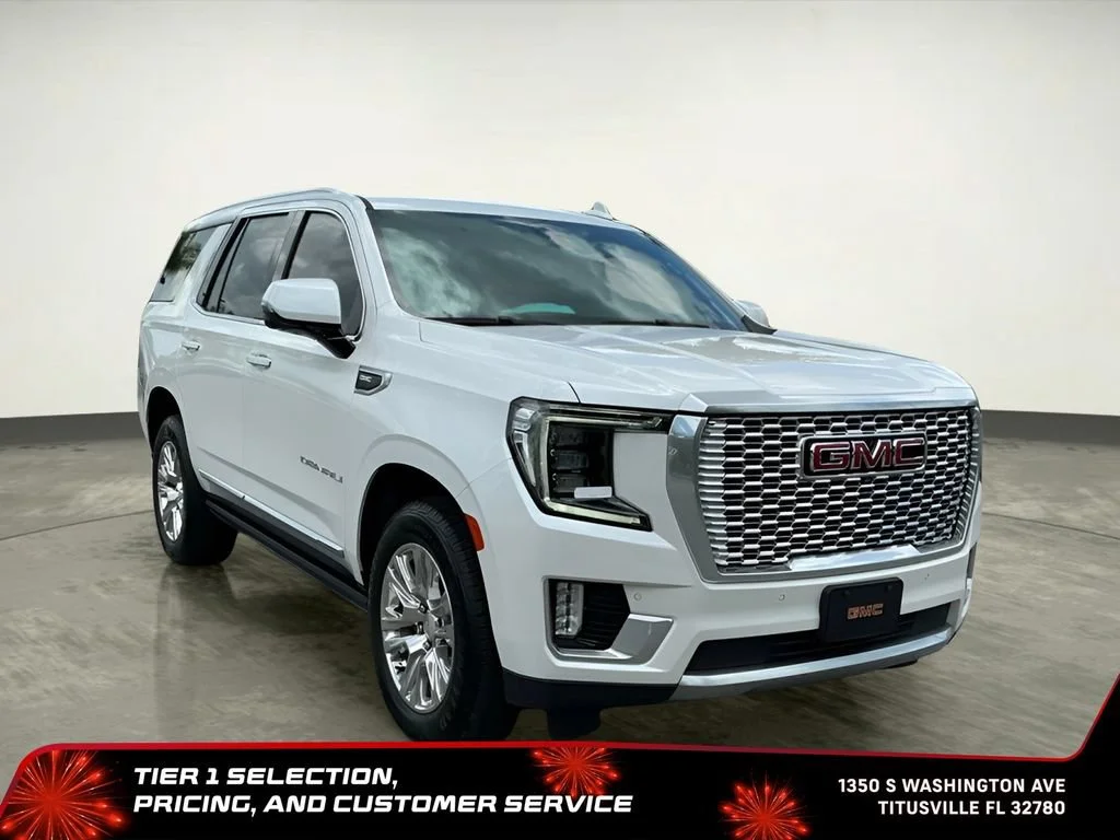 Used 2021 WHITE FROST TRICOAT GMC Denali image 14