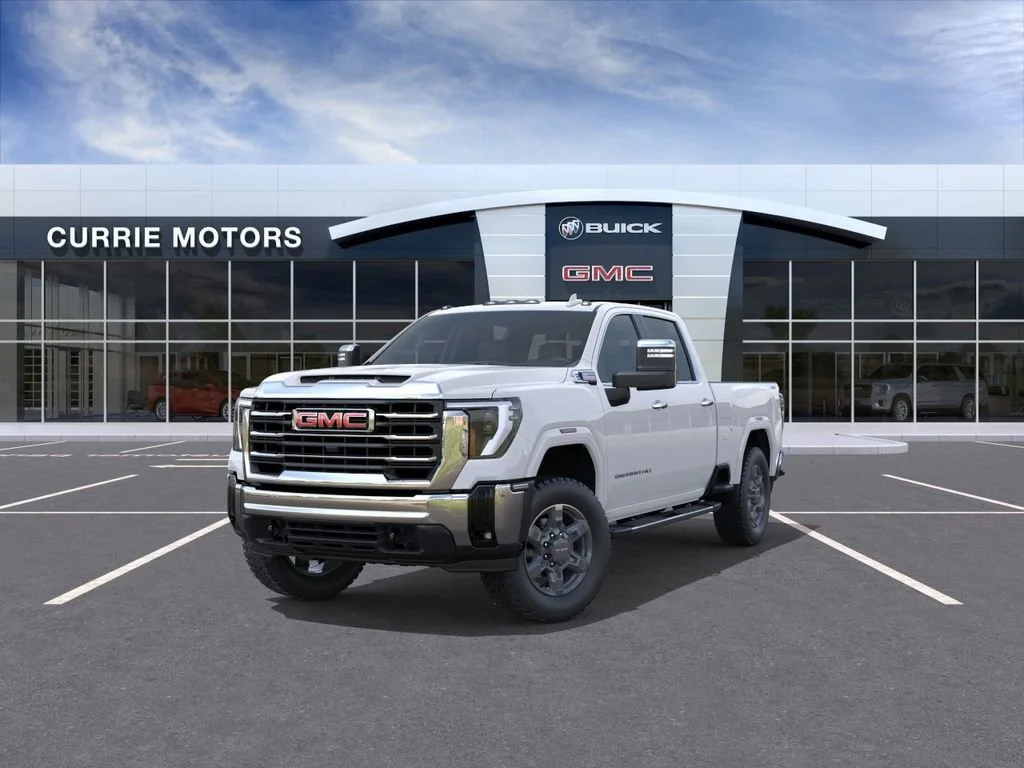 New 2026 Glacier White Tricoat GMC SLT image 8