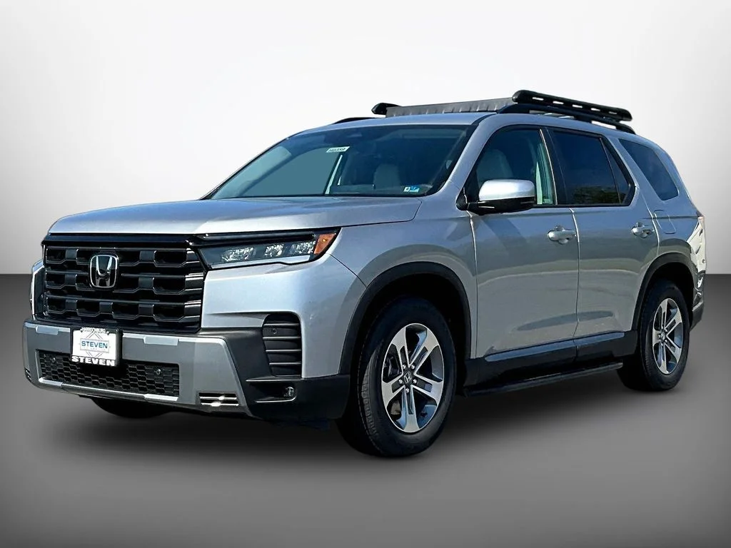 New 2026 Solar Silver Metallic Honda AWD EX-L image 3