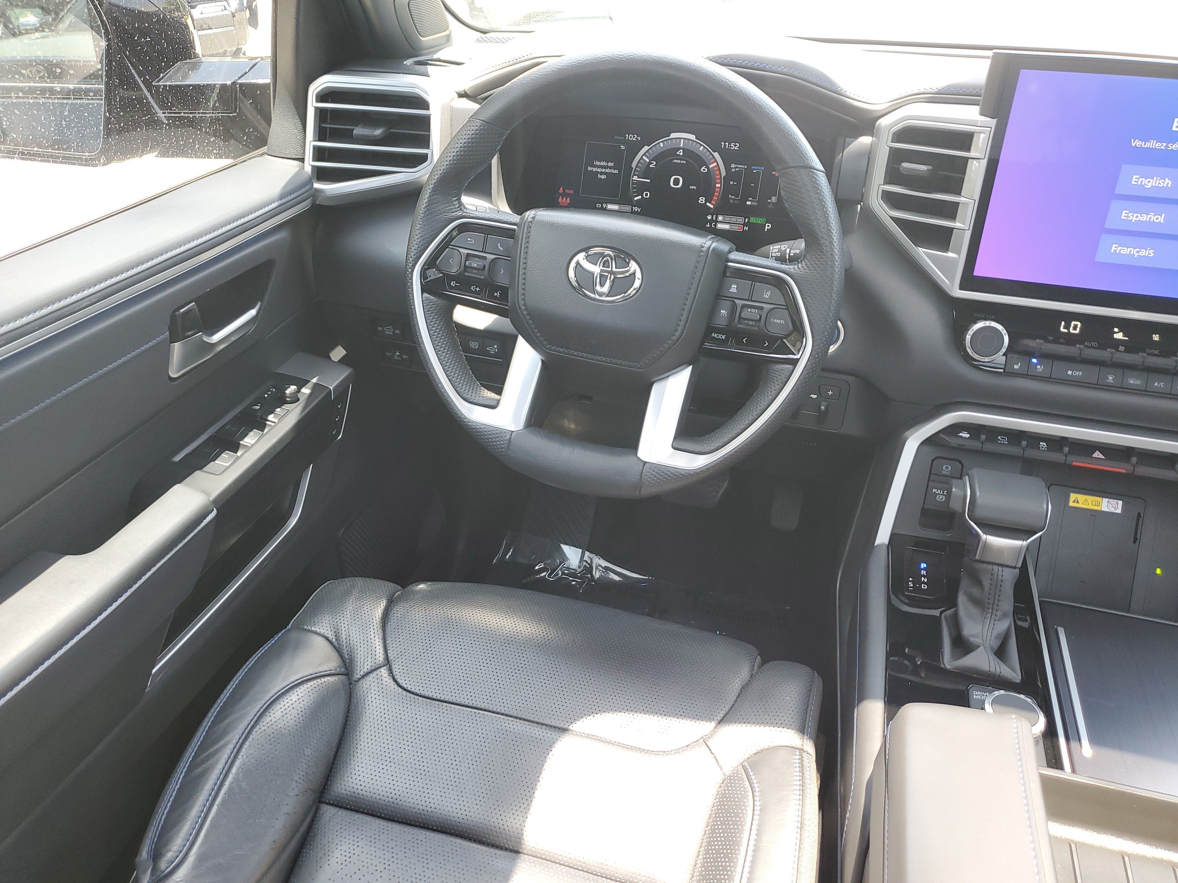 Used 2024 Midnight Black Metallic Toyota Platinum Hybrid image 16