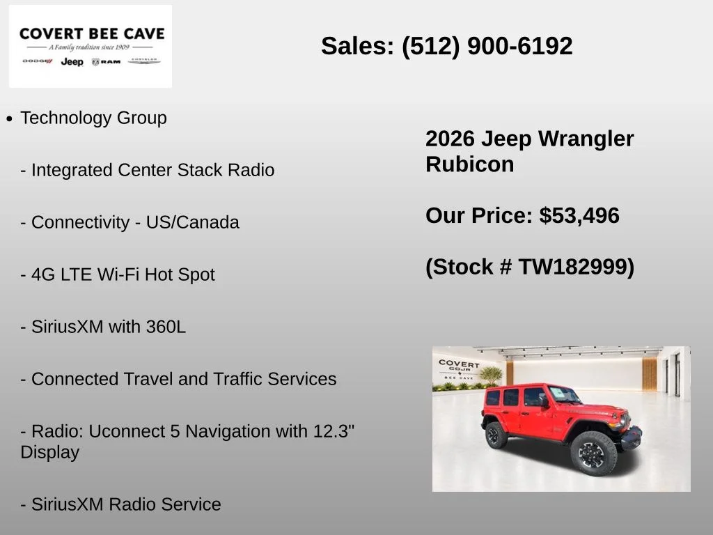 New 2026 Firecracker Red Clearcoat Jeep Rubicon image 19