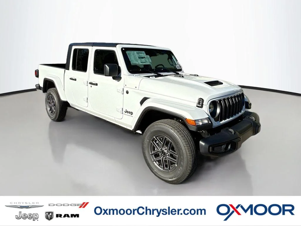 New 2025 Bright White Clearcoat Jeep Sport S image 1