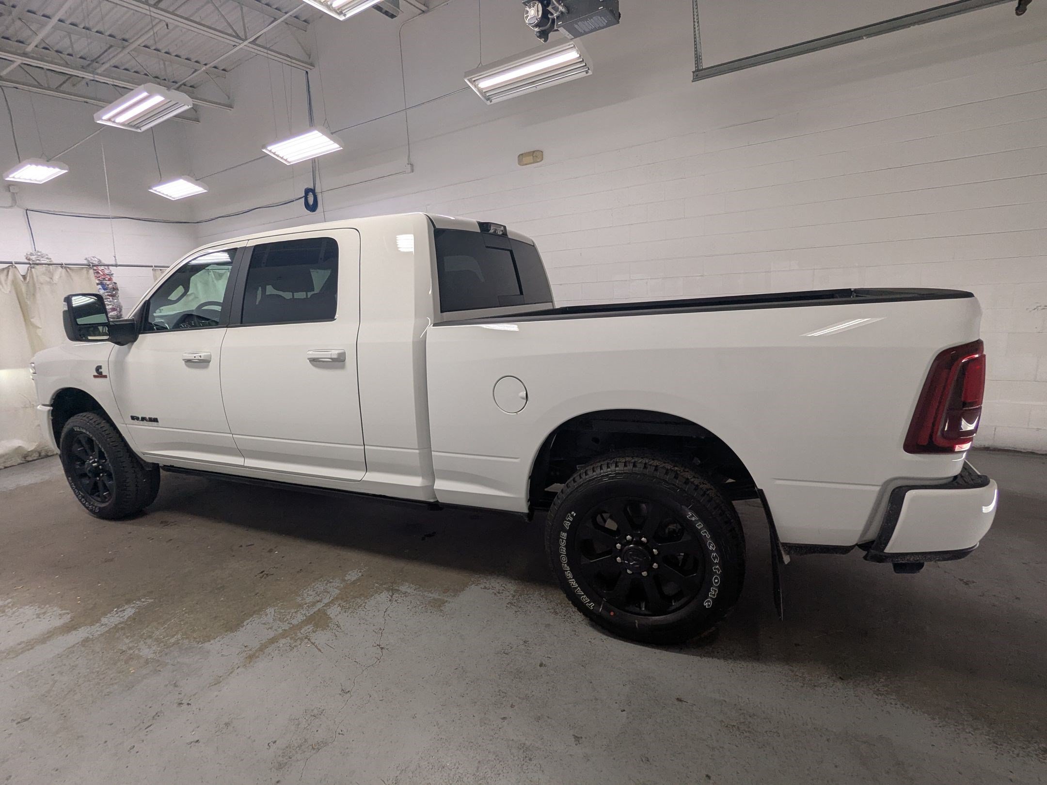 New 2026 Bright White Clear-Coat Exterior Paint RAM Laramie image 8