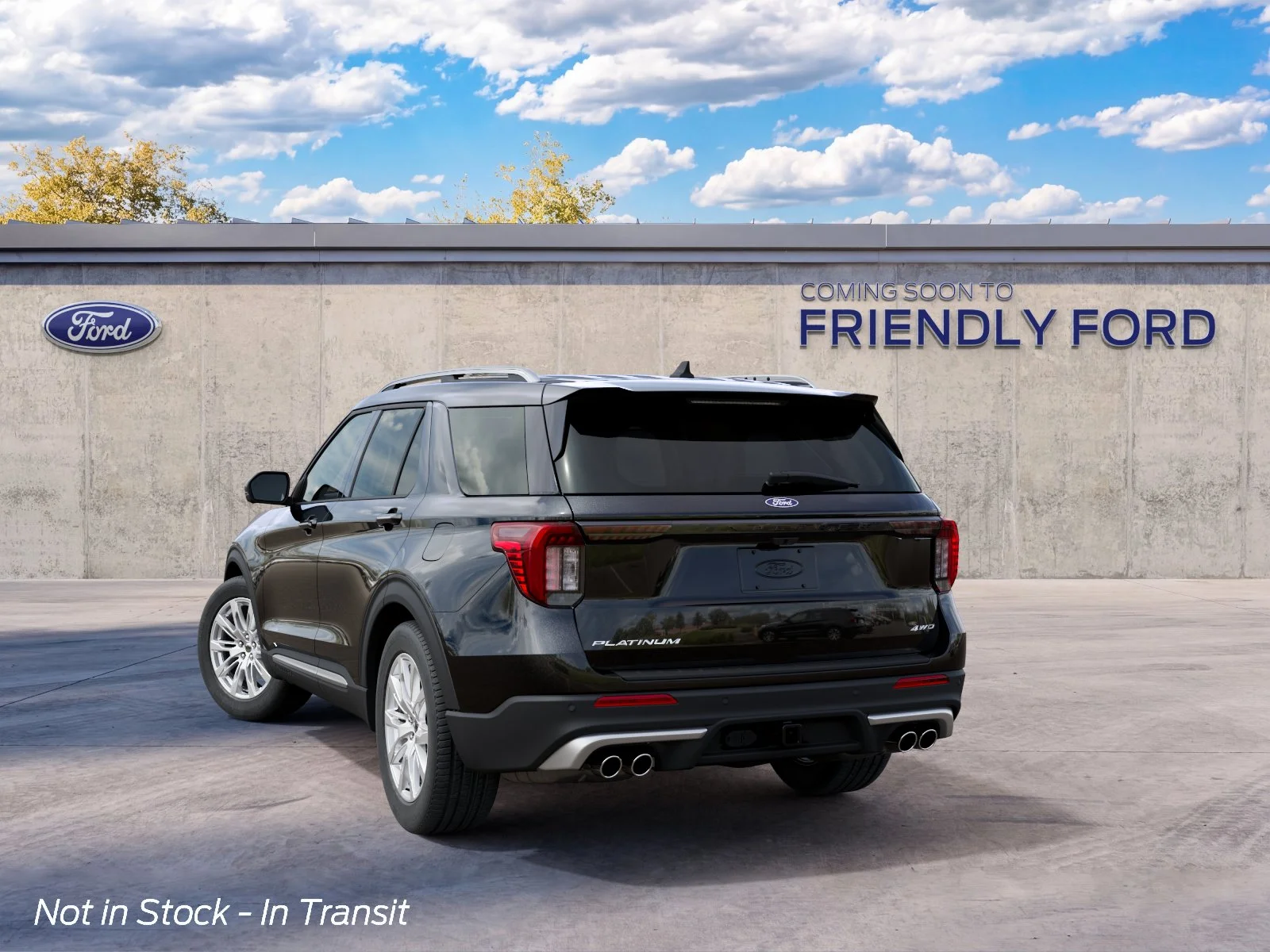 New 2027 Agate Black Metallic Ford Platinum™ image 8