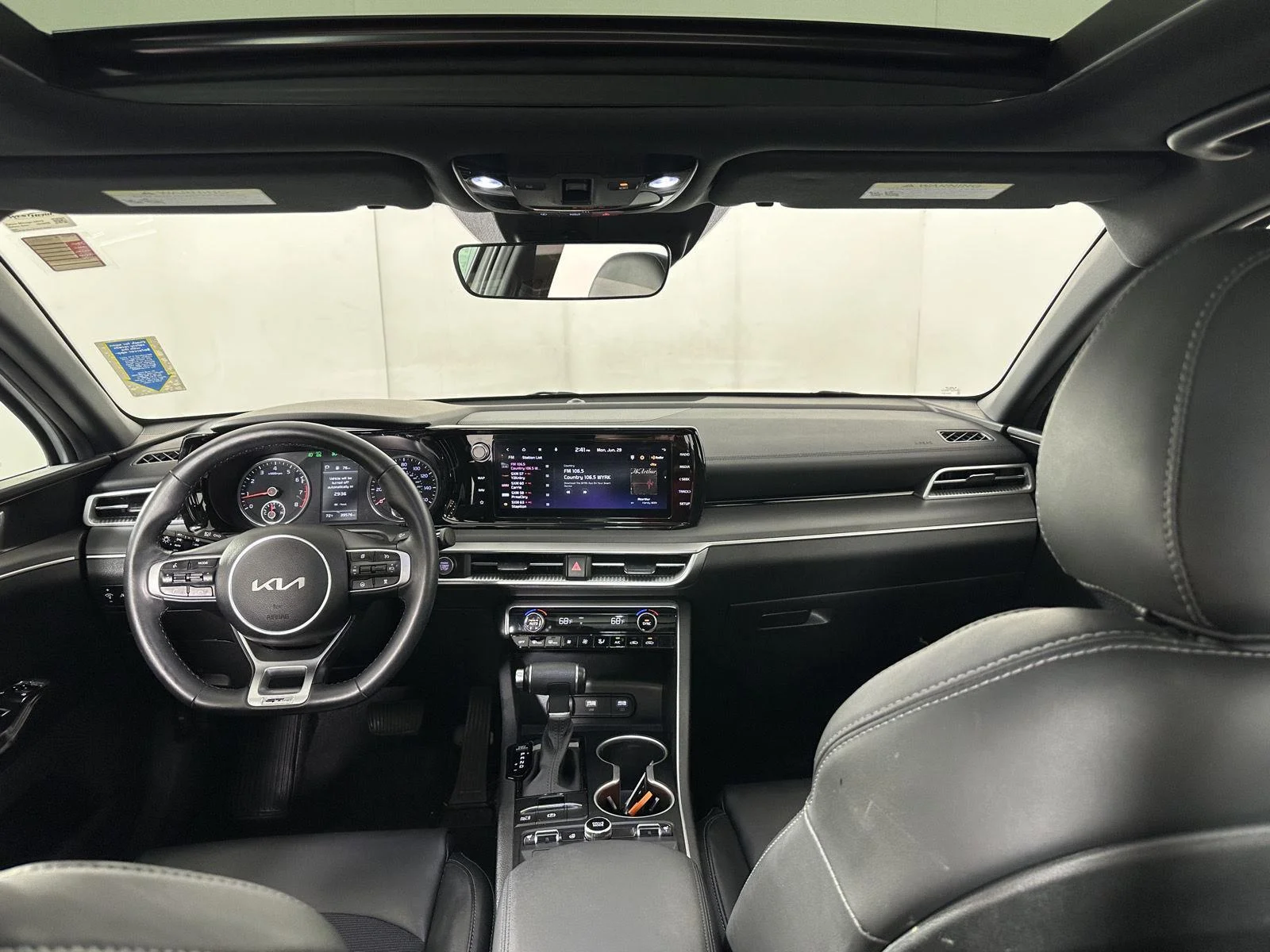 Used 2023 Glacial White Pearl Kia GT-Line image 2