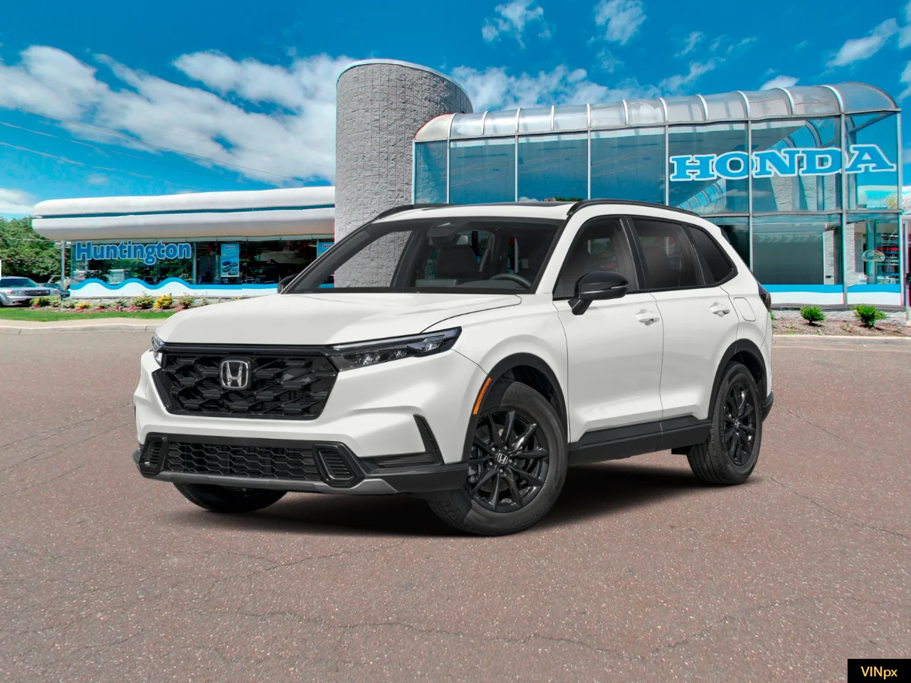 New 2026 Platinum White Pearl Honda AWD Sport image 1