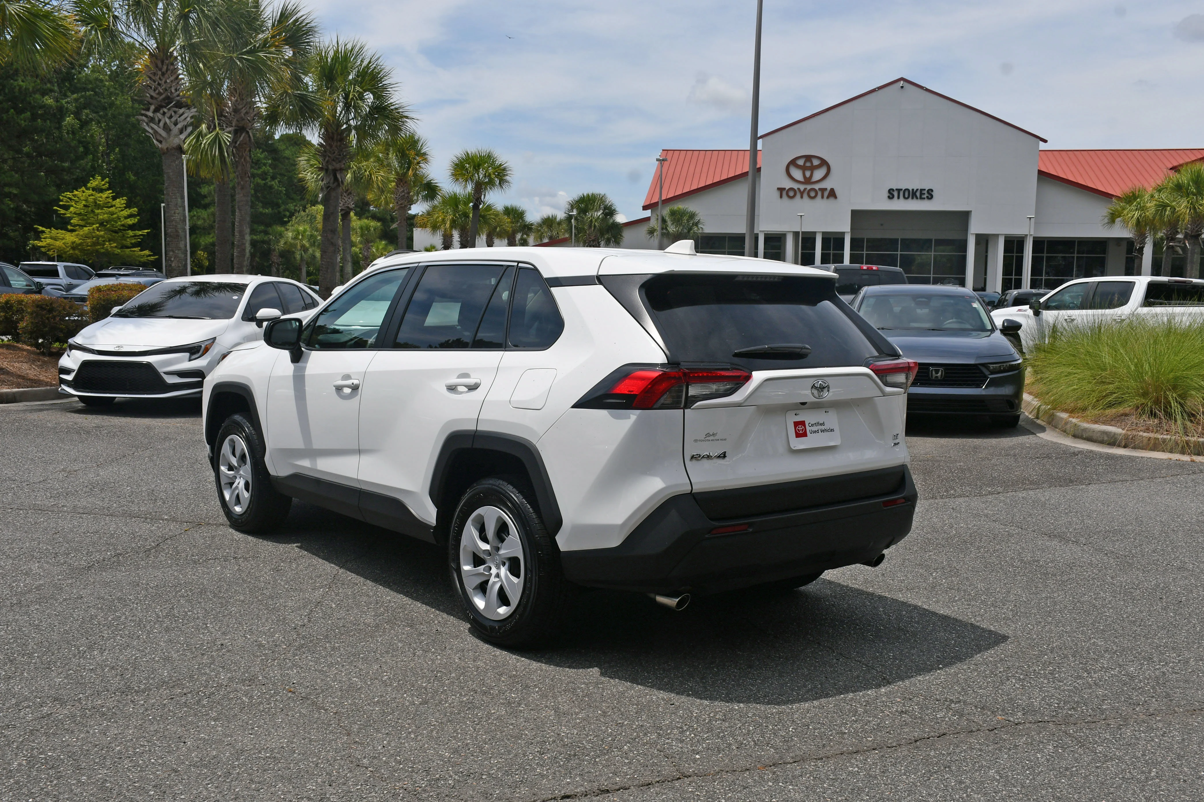 Certified Used 2025 White Toyota LE image 3