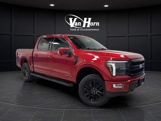 Used 2024 Rapid Red Metallic Tinted Clearcoat Ford Lariat image 1