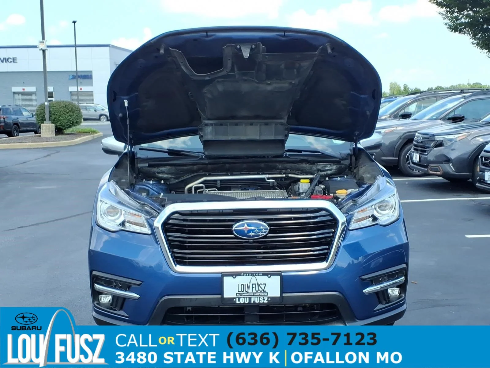 Used 2021 Abyss Blue Pearl Subaru Touring image 32