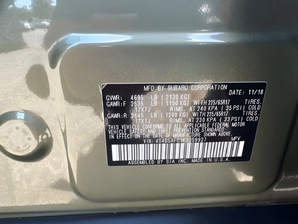 Used 2019 Green Subaru 2.5i Premium image 24