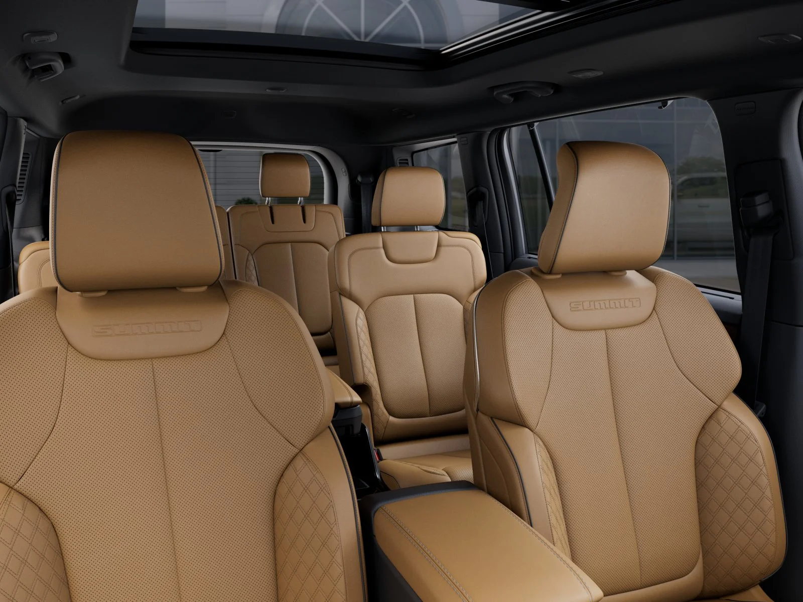 New 2025 Diamond Black Crystal Pearl-Coat Exterior Paint Jeep Summit image 101