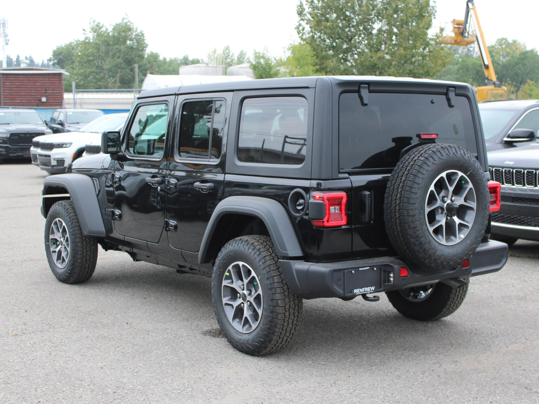 Used 2025 Black Jeep Sport S* 4 Door 4x4, Safety Group, Heated Seats, Remote Start image 3